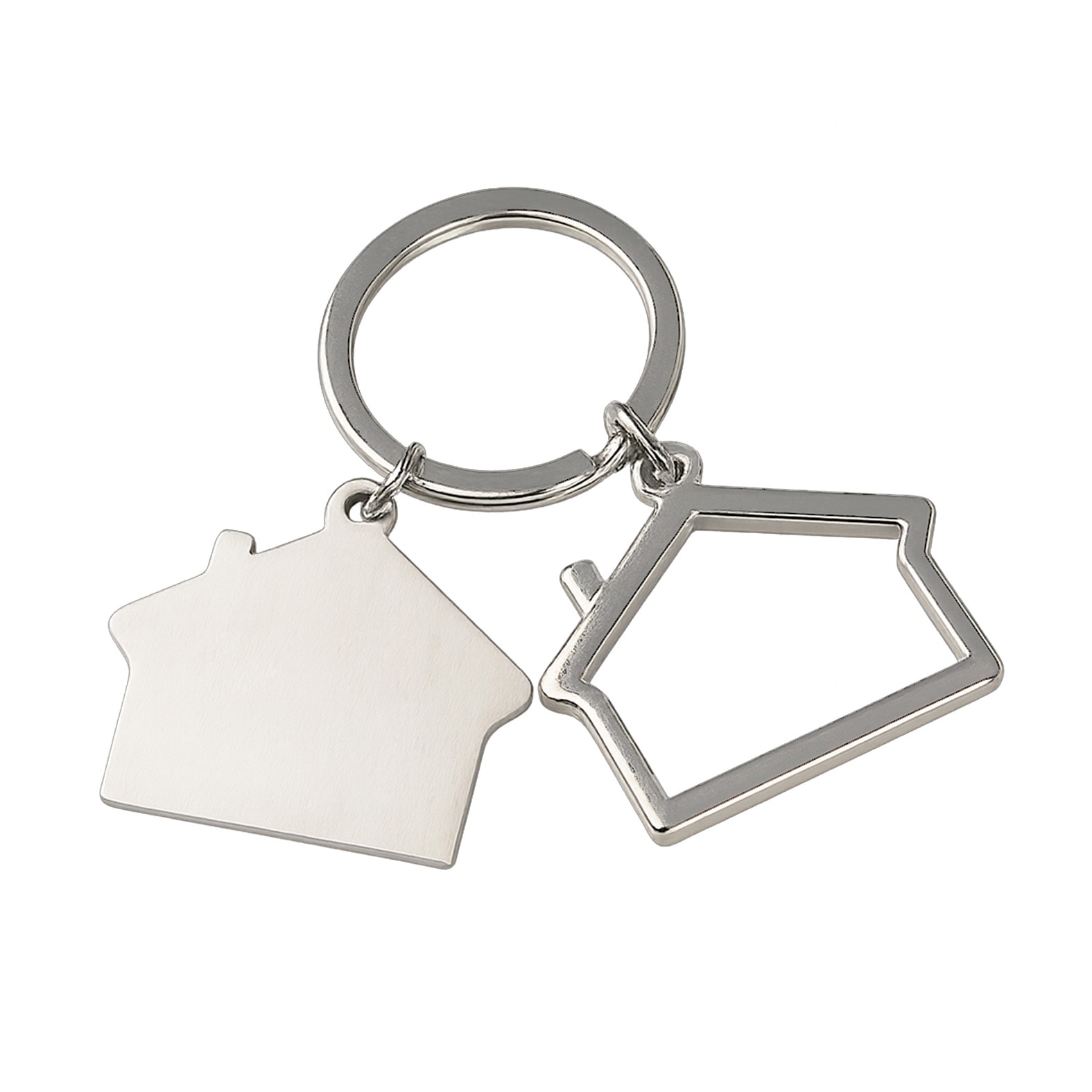 Llavero Home en color plata