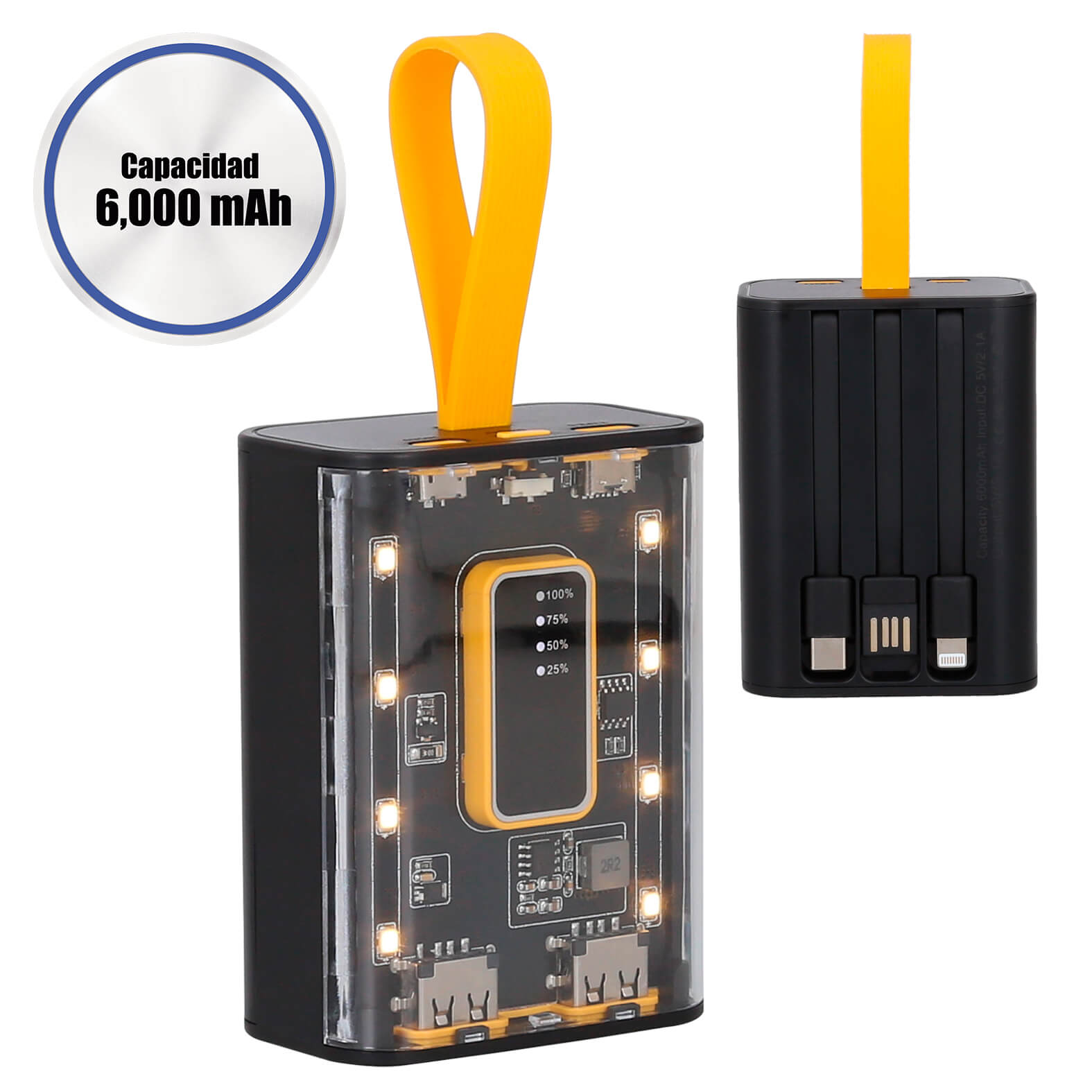 Power Bank Gama en color negro