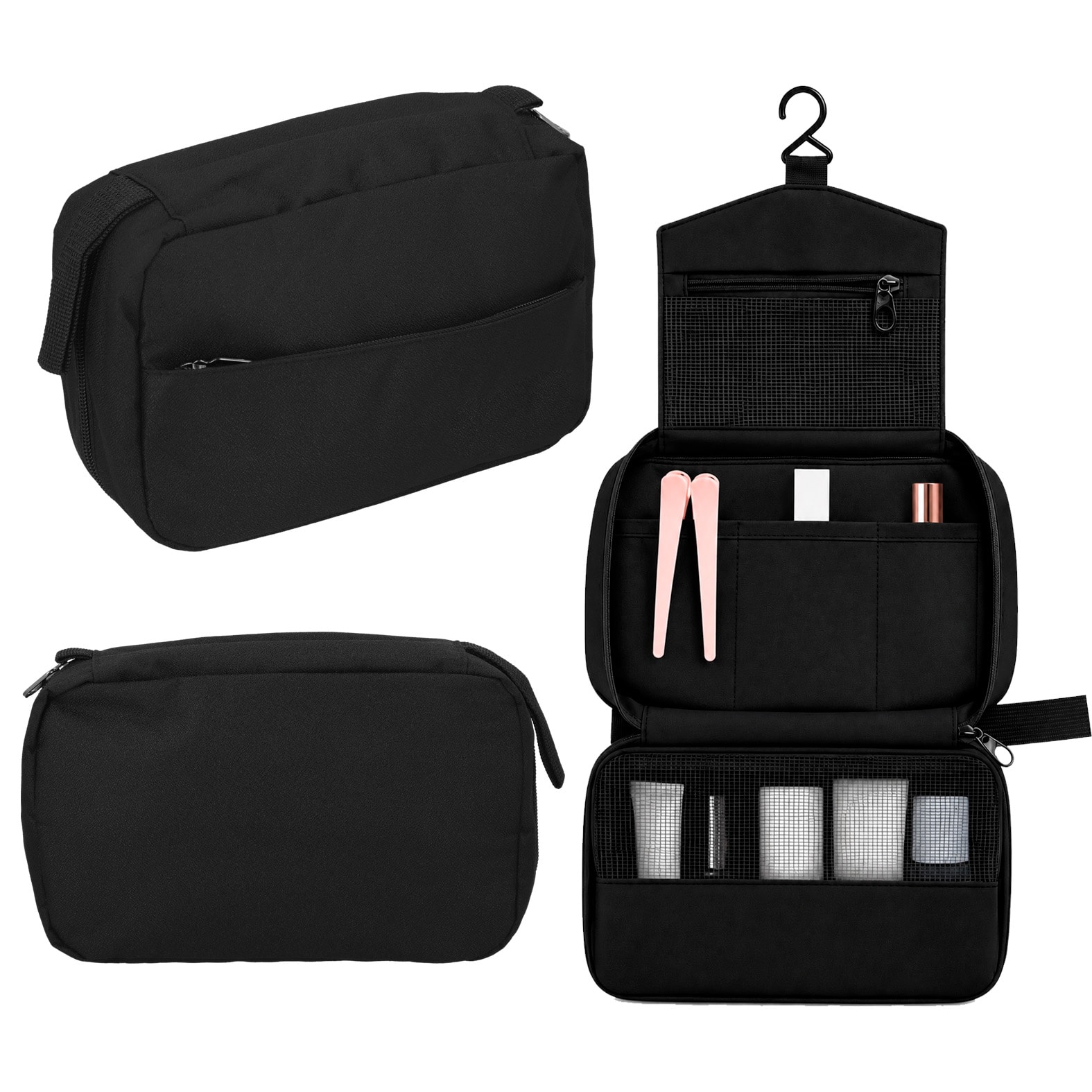 Estuche de Viaje Hagen en color negro