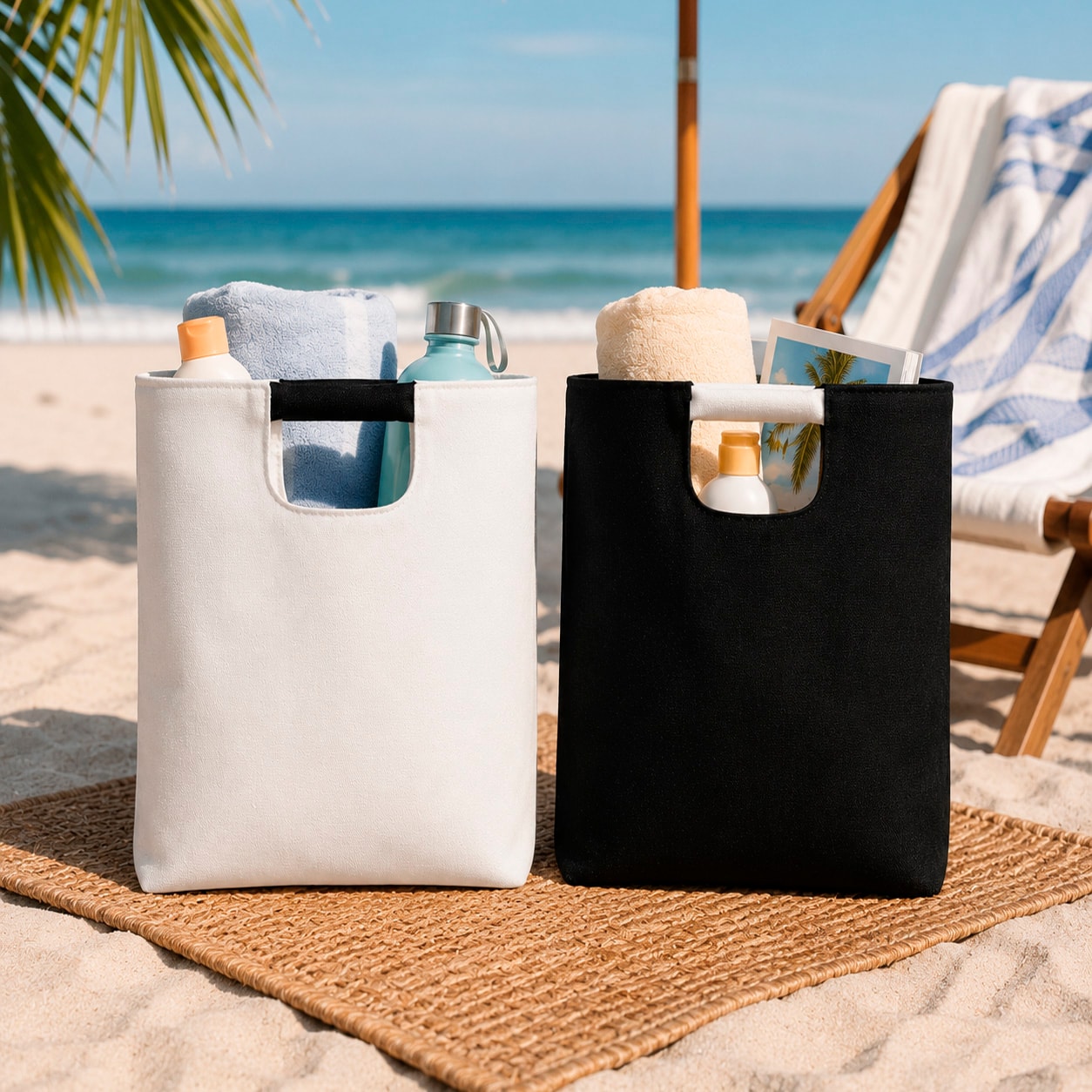 Bolsa Turchi en color blanco