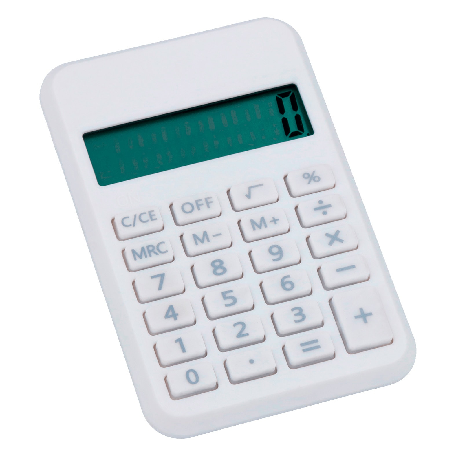 Calculadora de Bolsillo Albert en color blanco