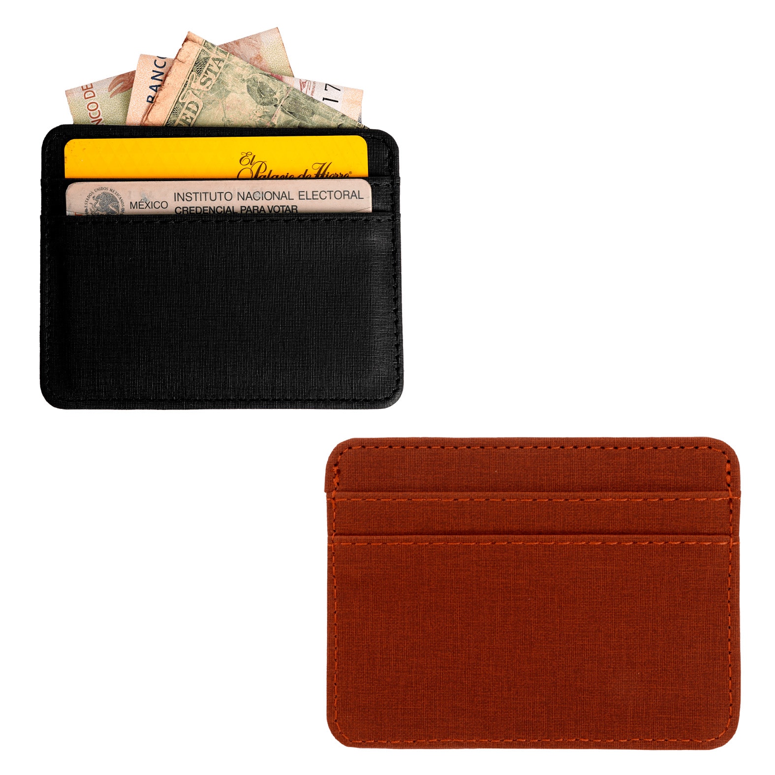 Cartera Moneta en color café