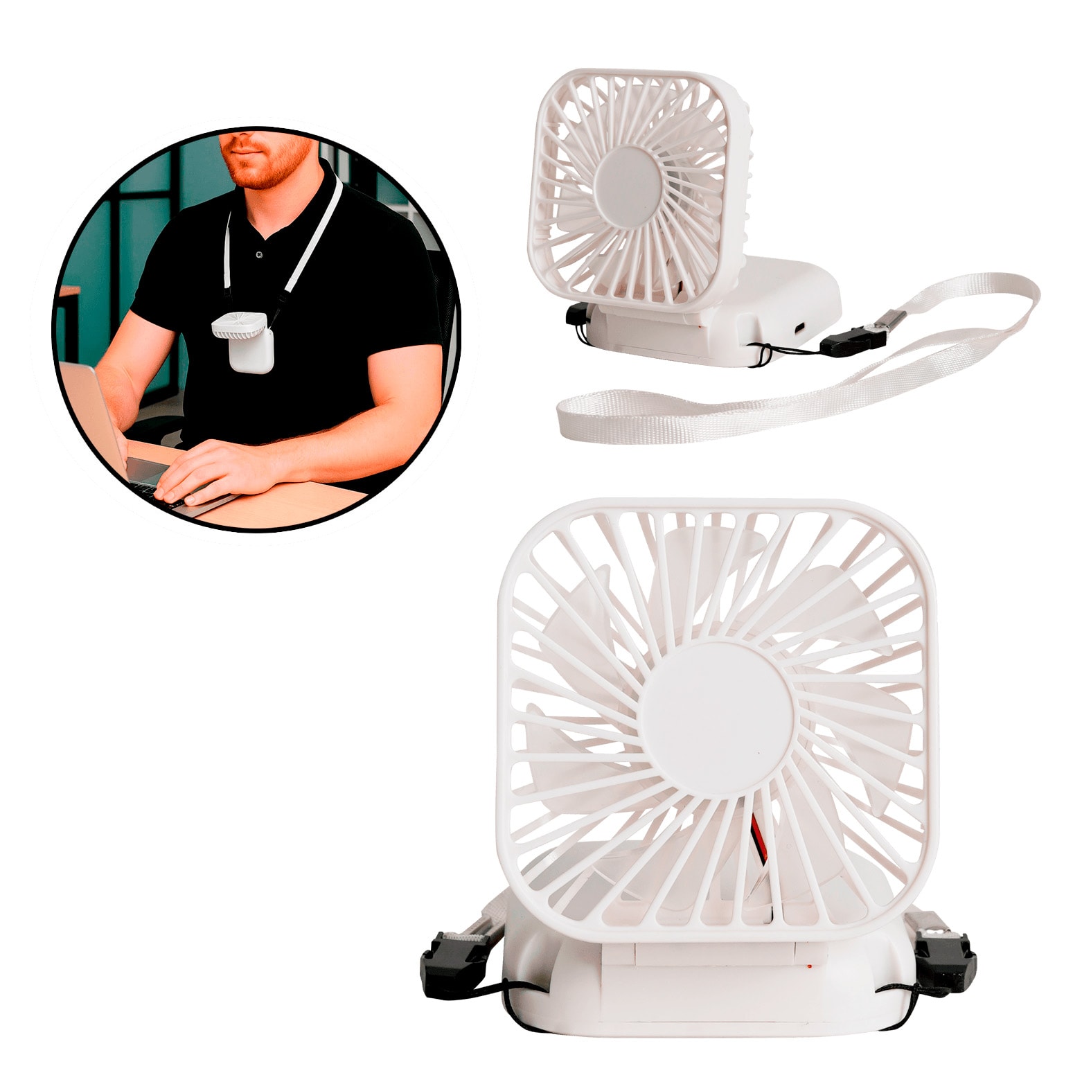 Ventilador Alisio en color blanco