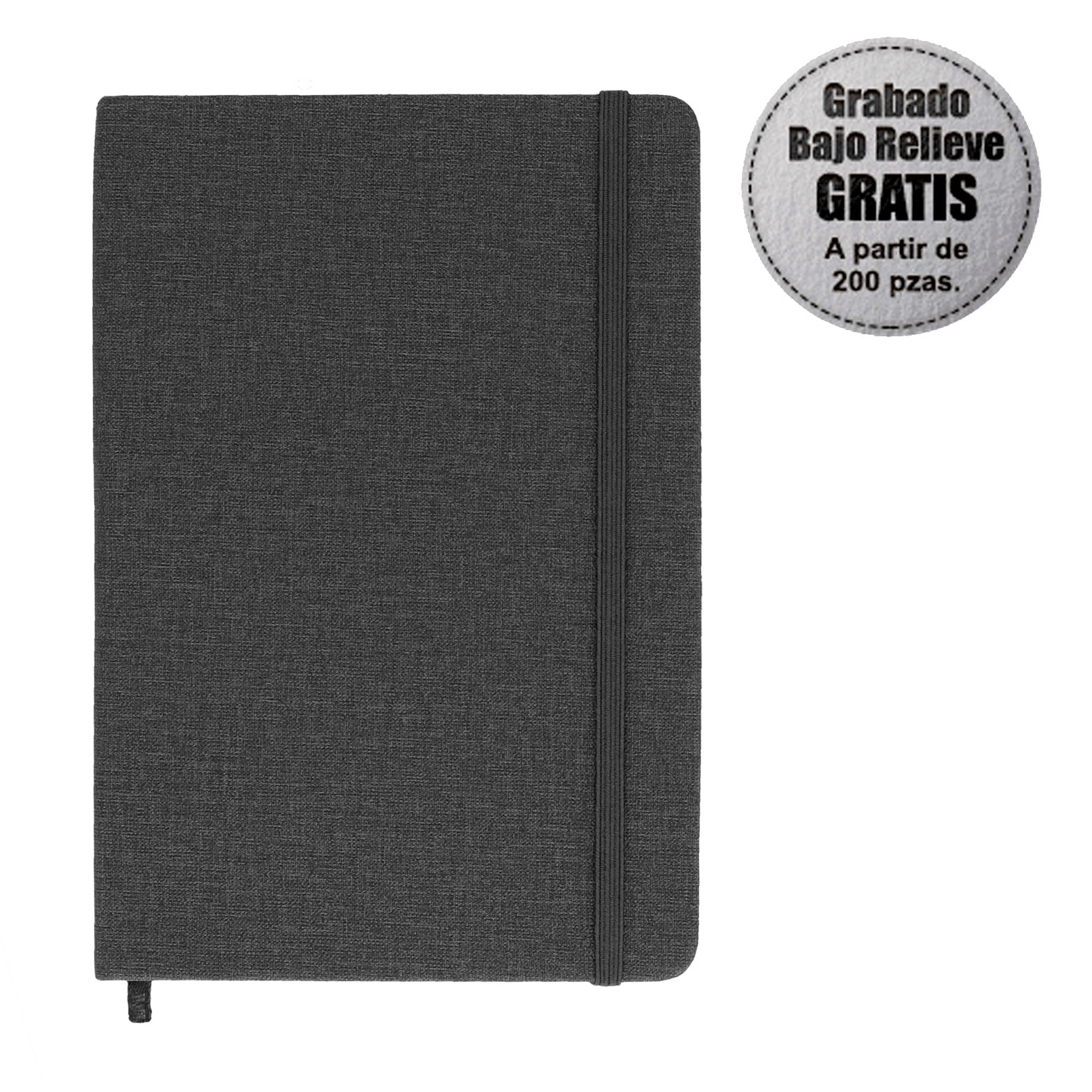 Libreta Lamba en color gris