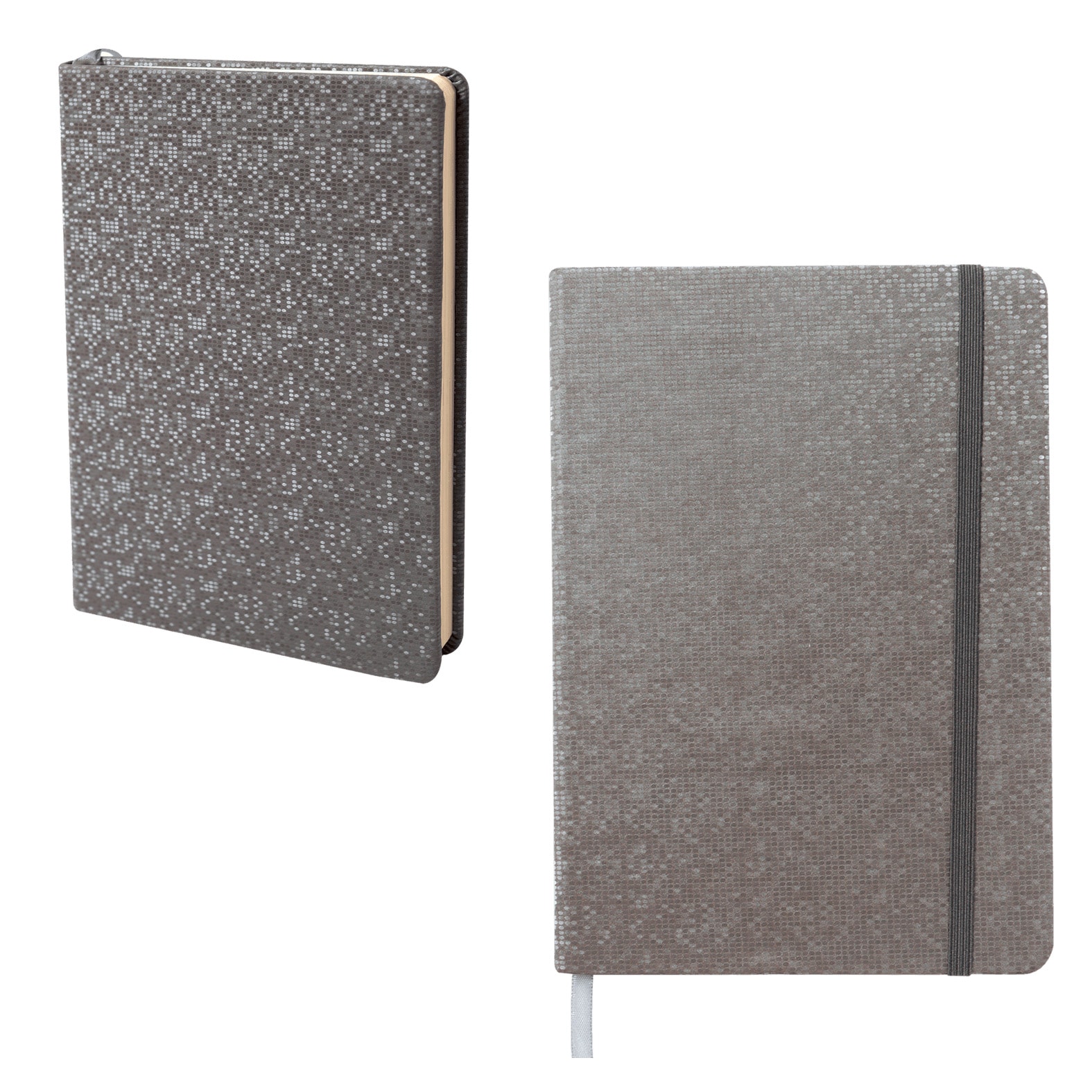 Libreta Pixel en color gris