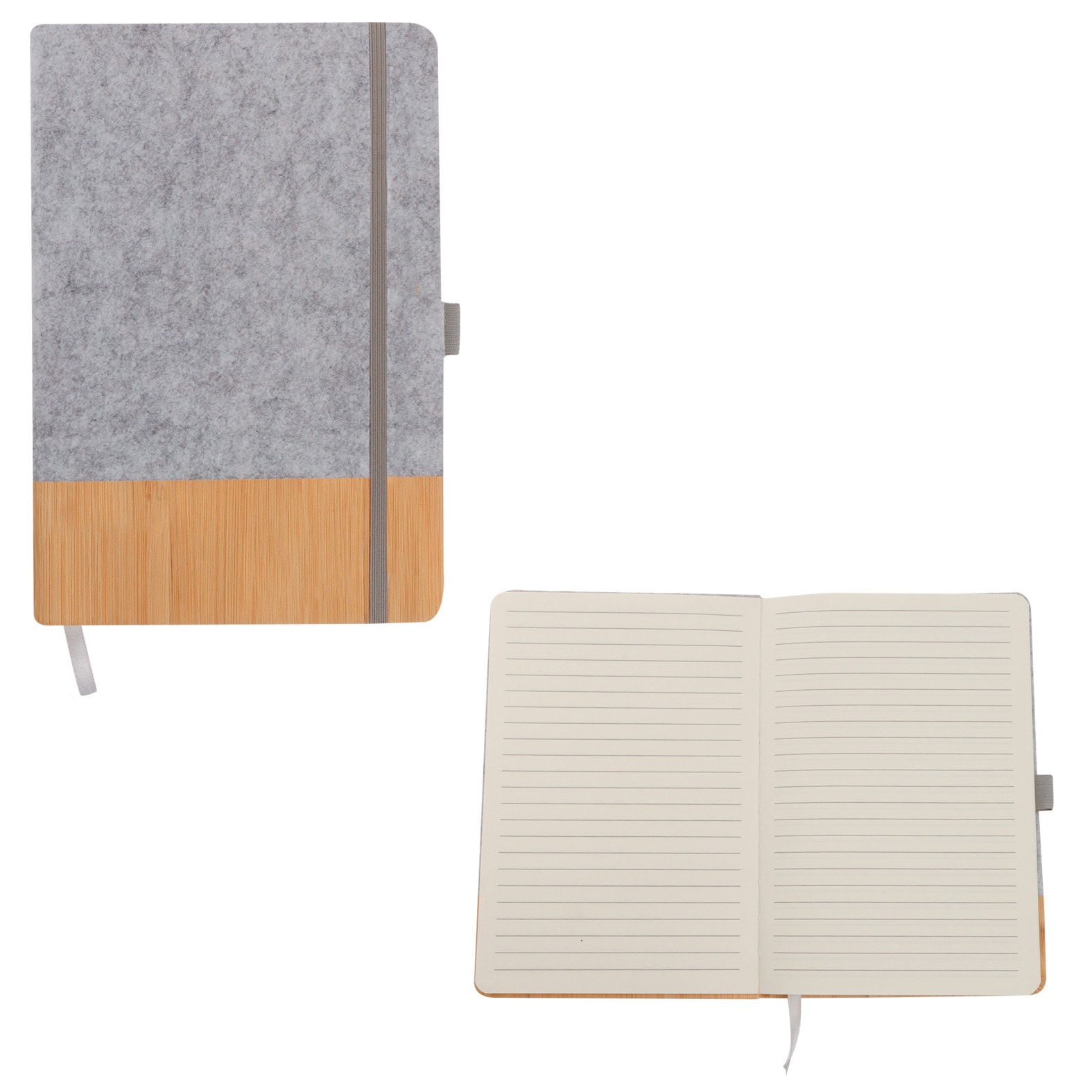 Libreta Fiora en color gris