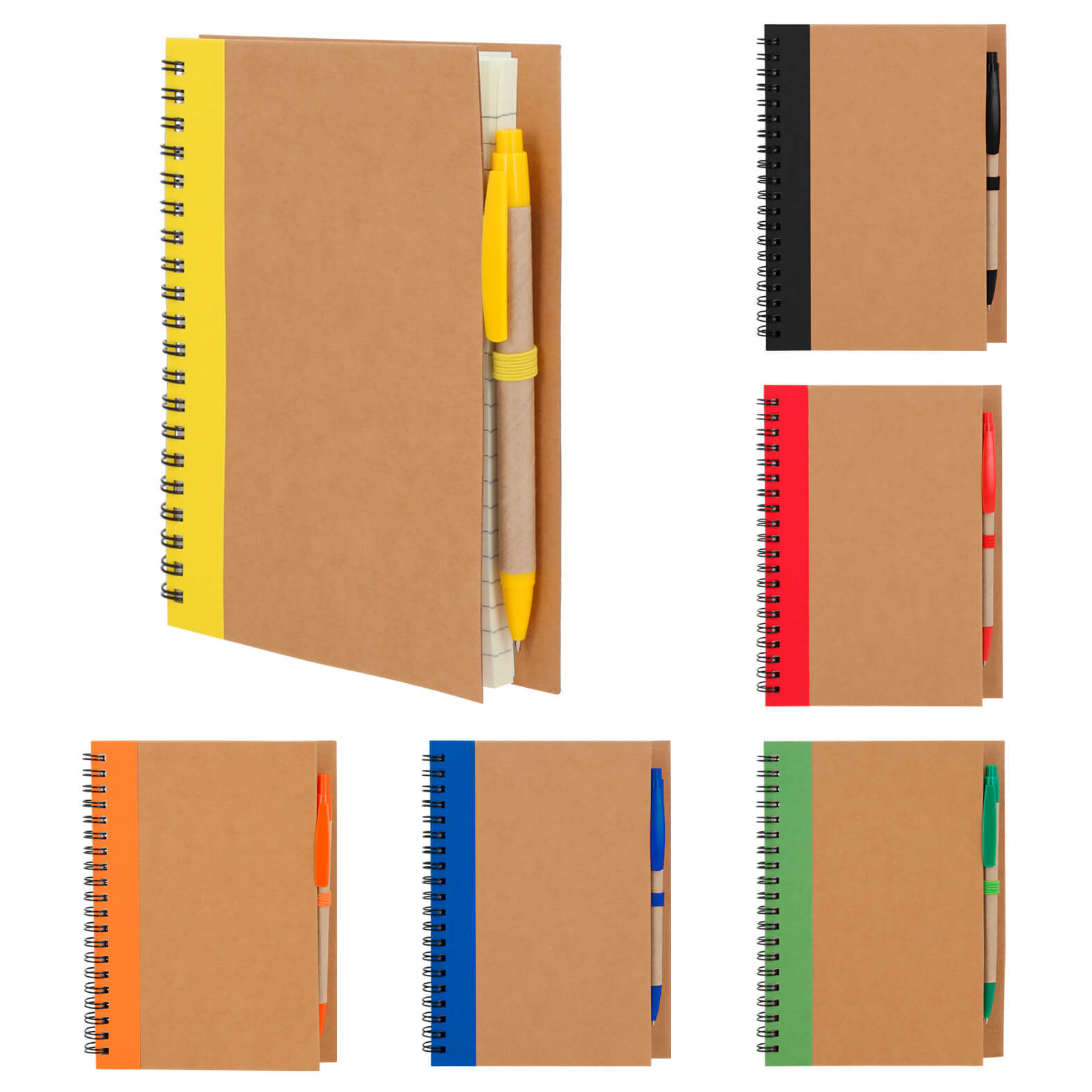 Libreta Boston en color amarillo