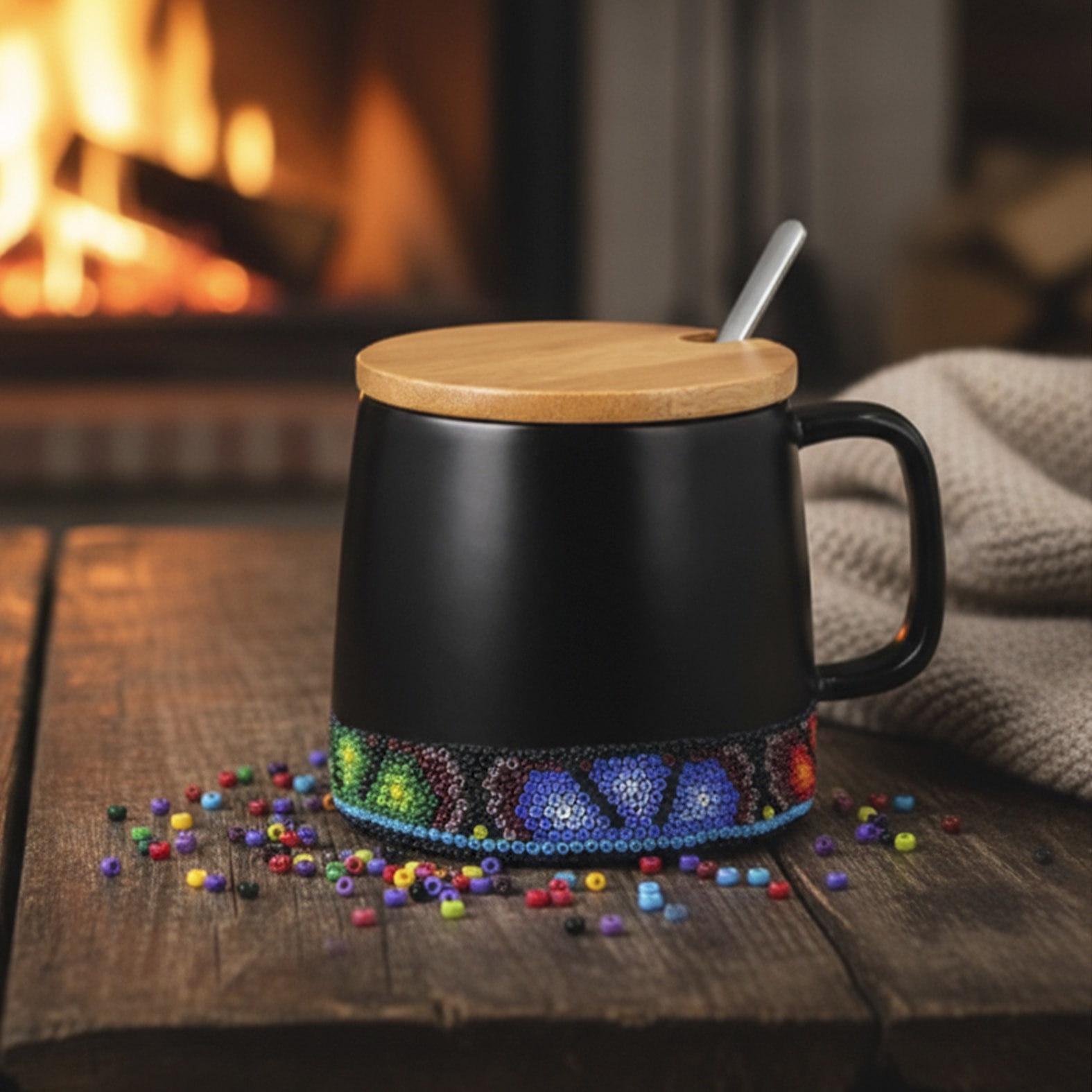 Taza Frida en color negro
