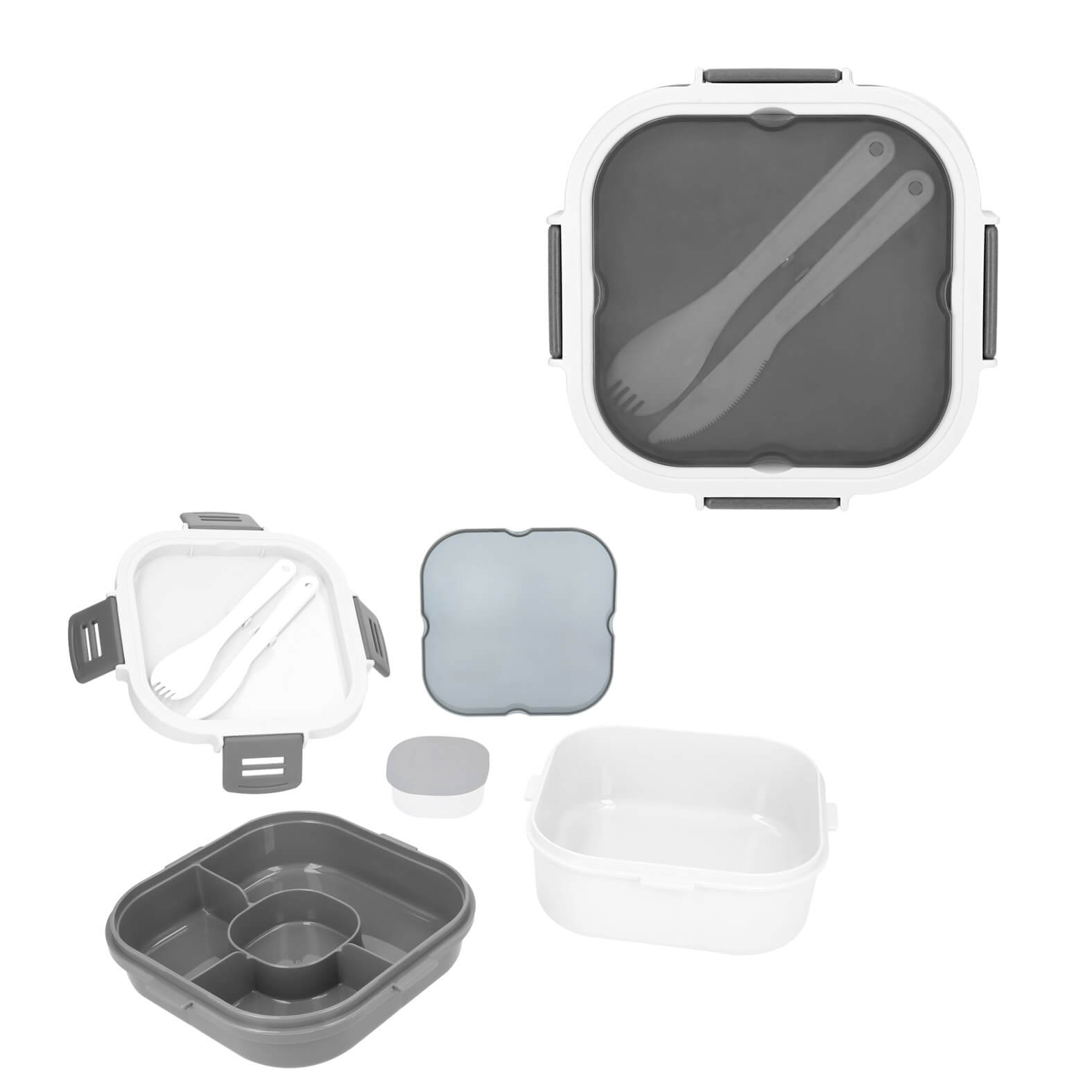 Contenedor de Alimentos Curry en color blanco