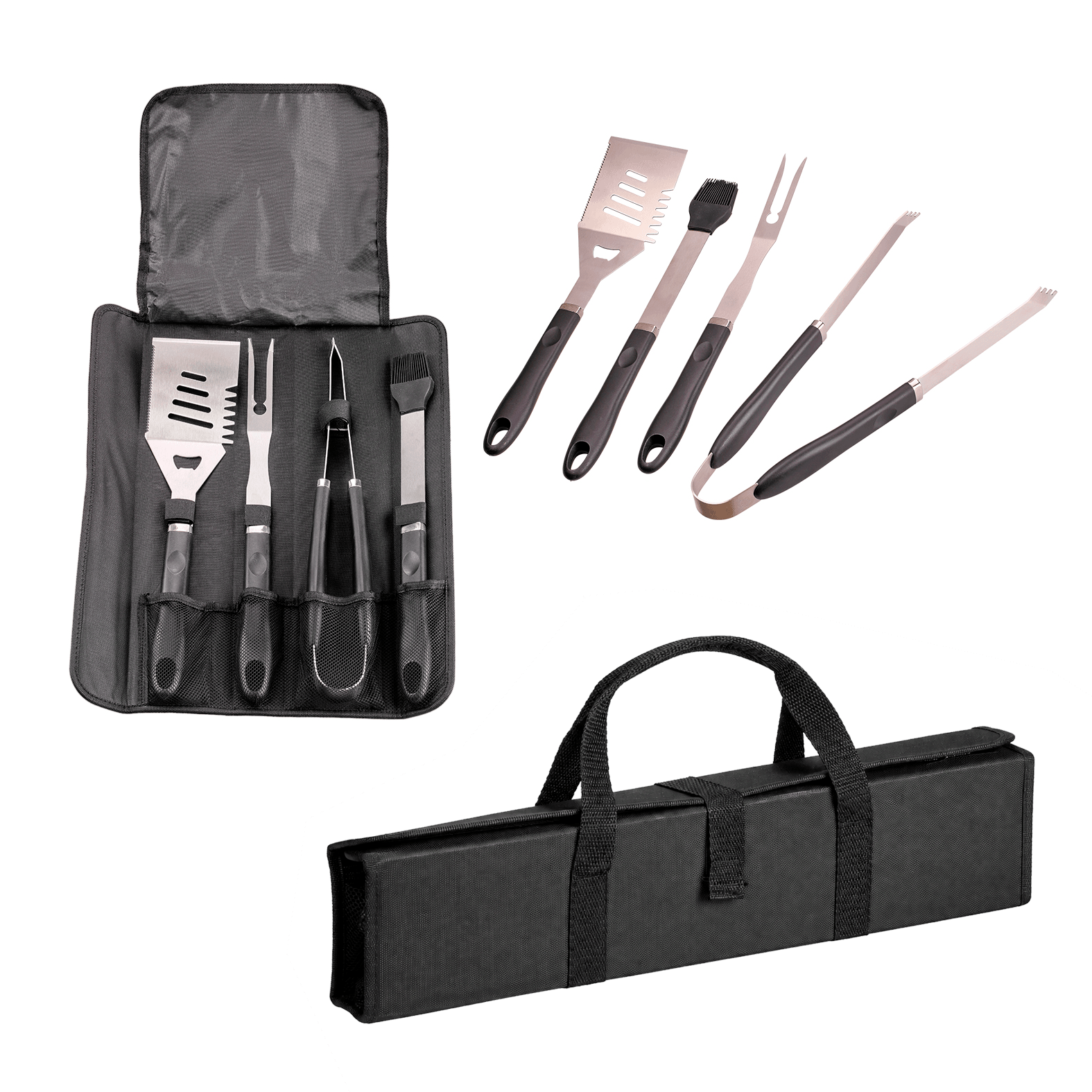 Set de BBQ Strip en color negro