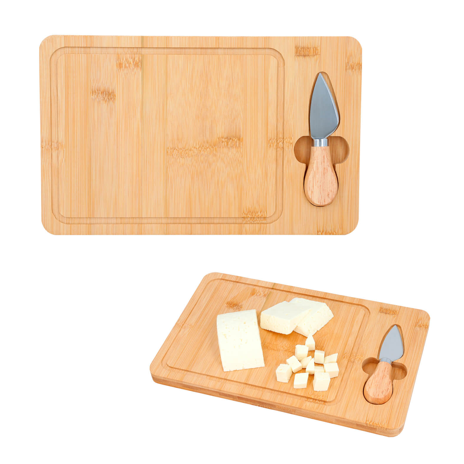 Tabla de Quesos Mozarella, artículo promocional personalizable