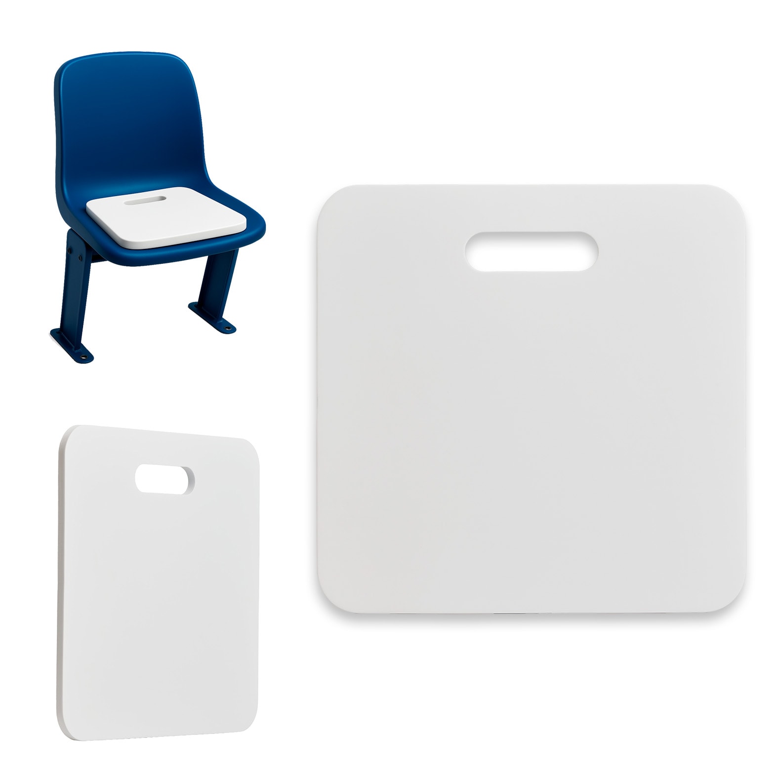 Asiento de Foami Banca en color blanco