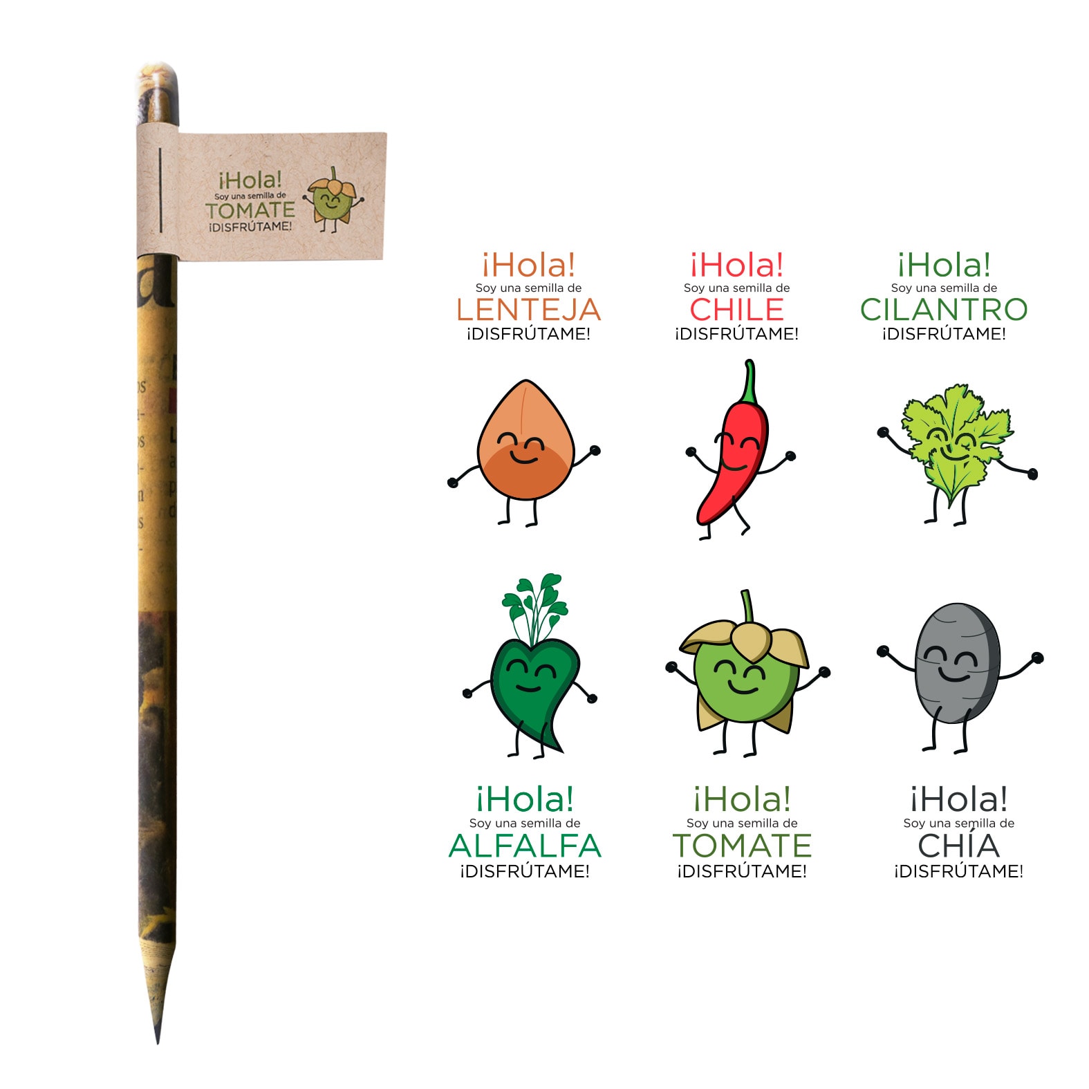 Lápiz Tlamia, artículo promocional personalizable