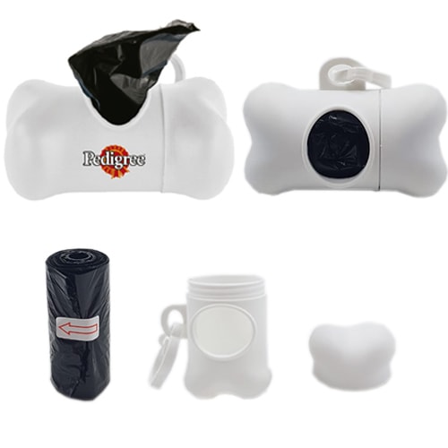 Dispensador de Bolsas Firu en color blanco