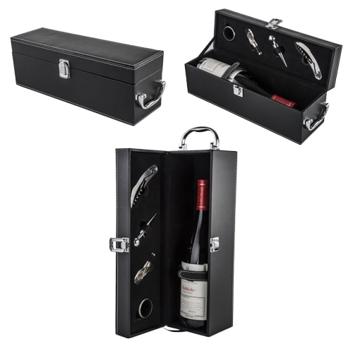 Set para Vinos Merlot en color negro