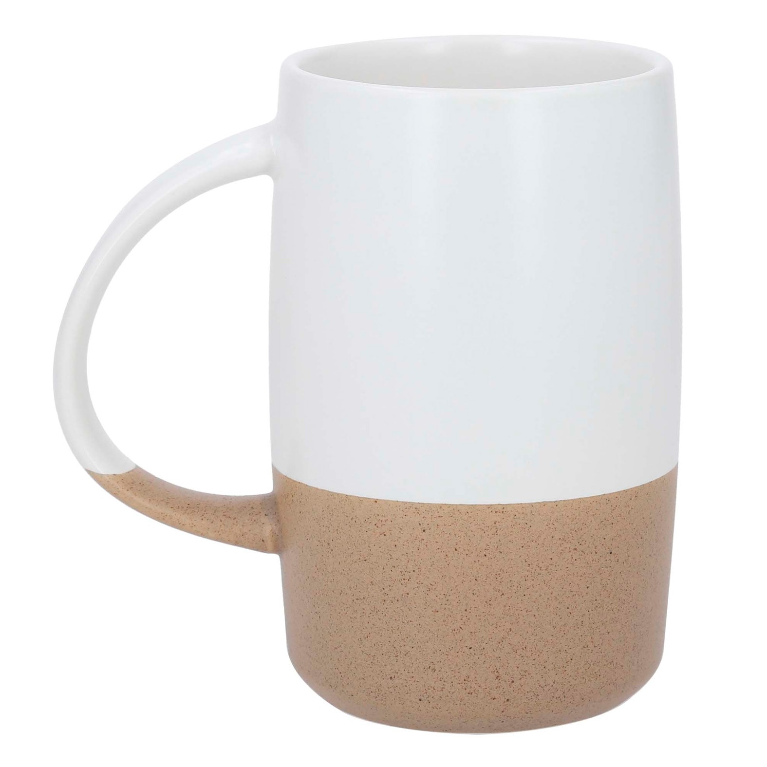 Taza de Céramica Terracota en color blanco
