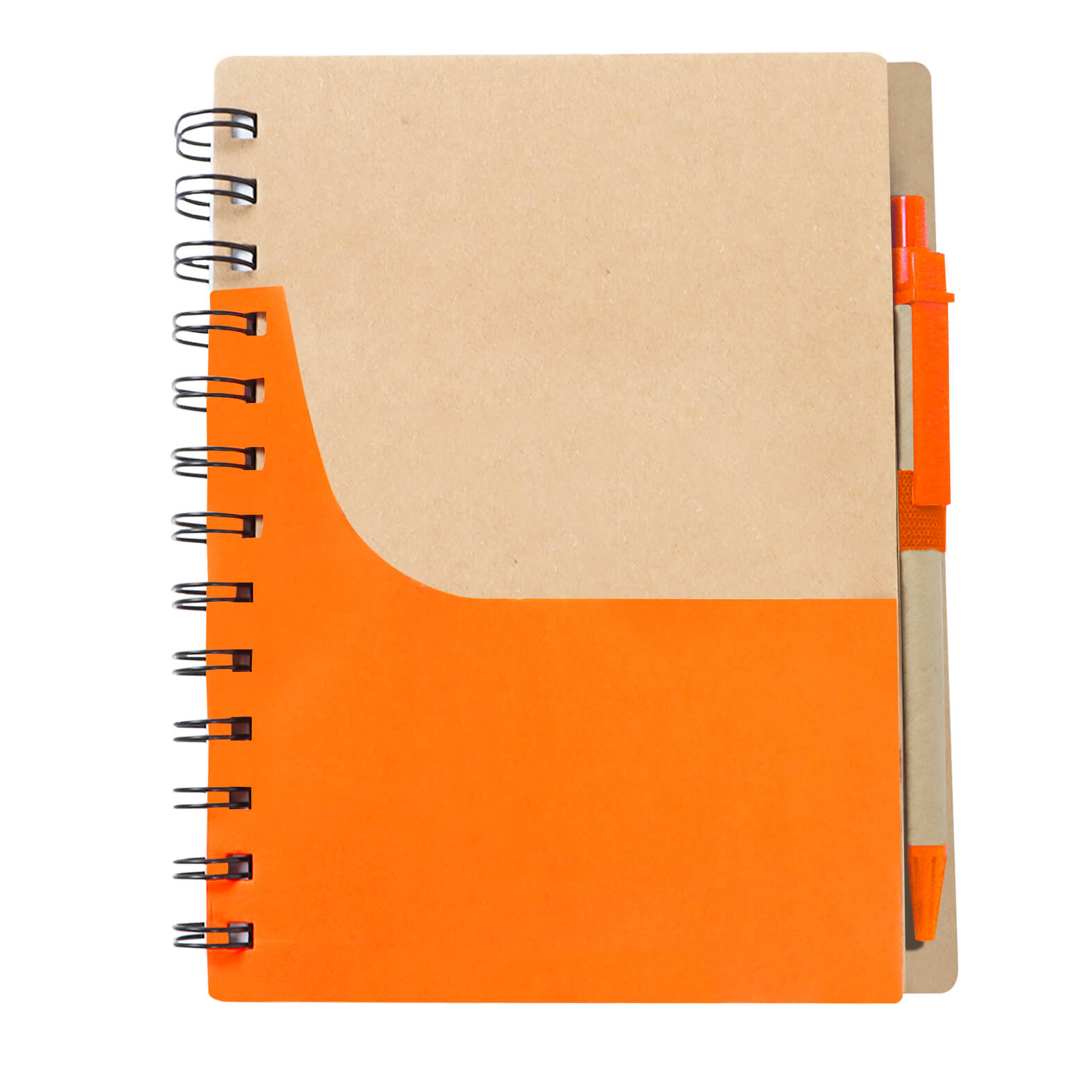 Libreta Bore en color naranja