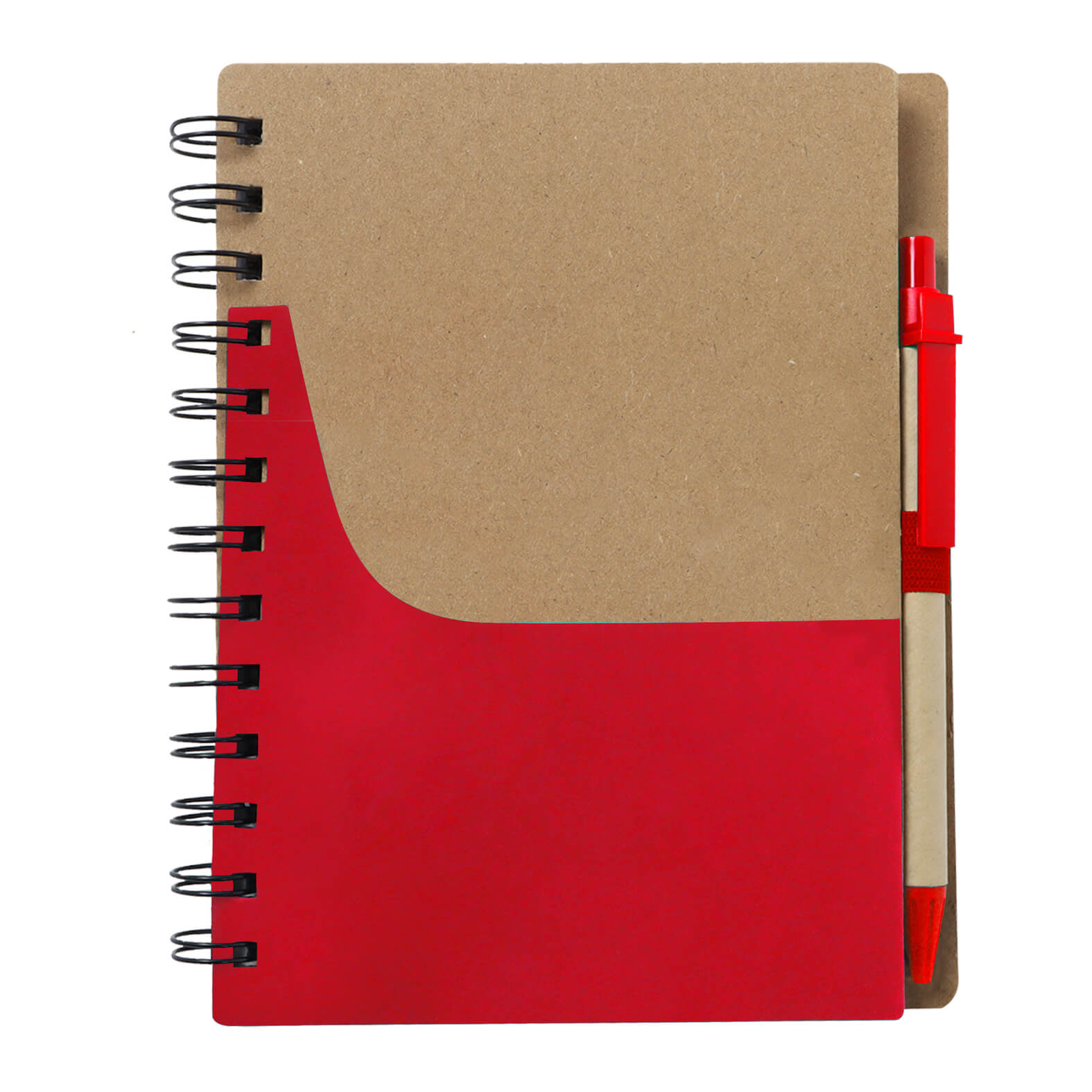 Libreta Bore en color rojo