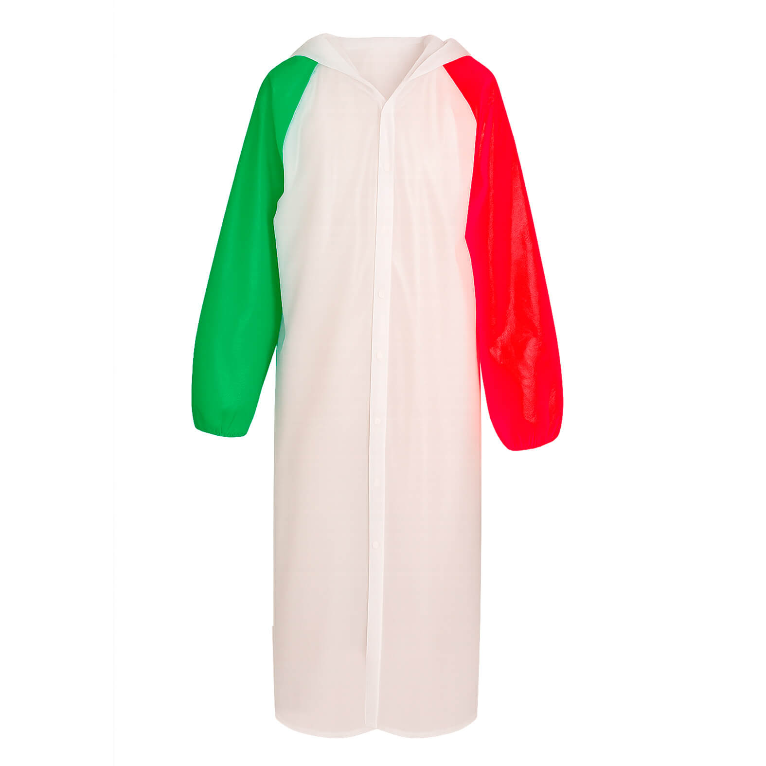 Impermeable Azteca en color tricolor