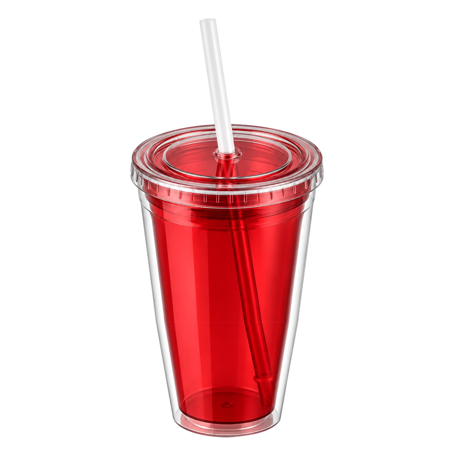Vaso Tropical en color rojo