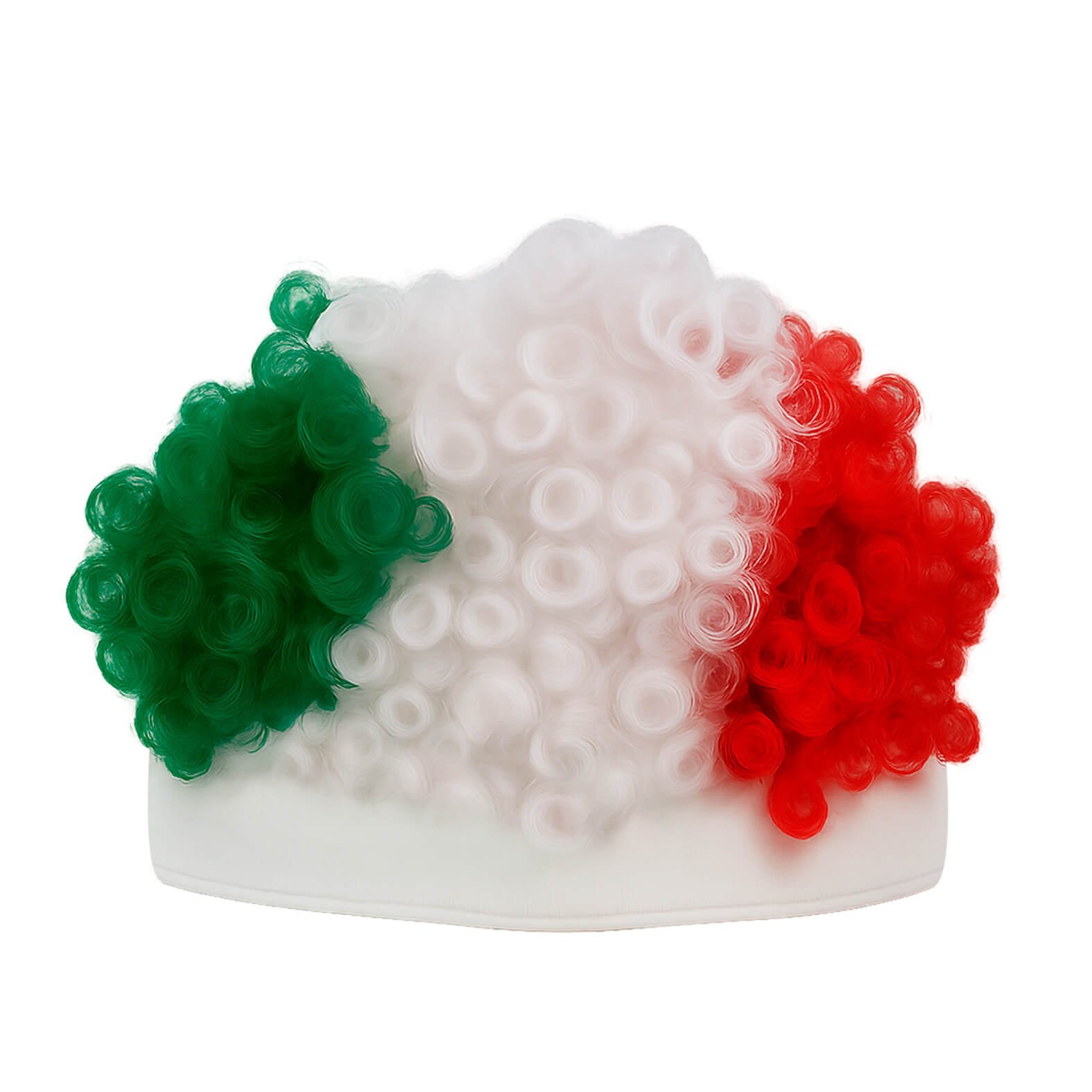 Peluca Kempes en color tricolor