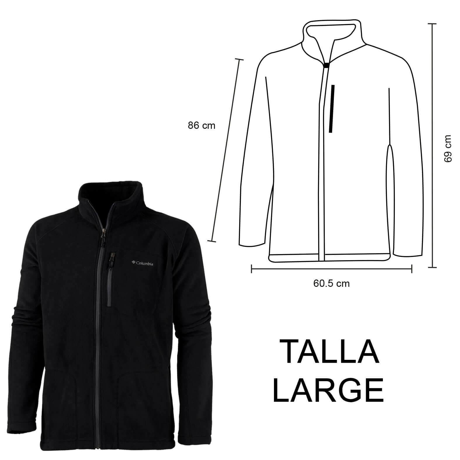 Fleece Polar Columbia Fast Trek en color negro