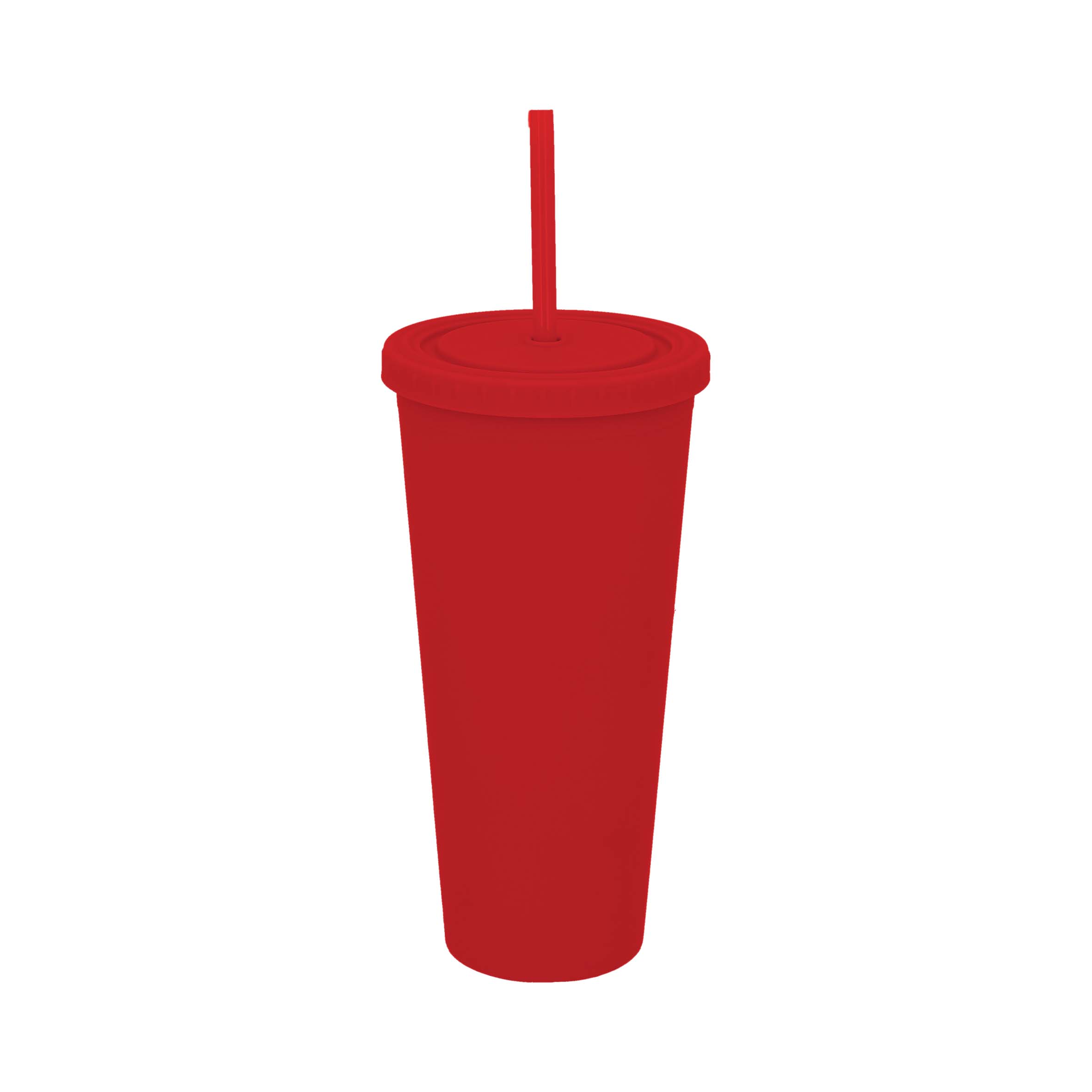 Vaso Solei en color rojo