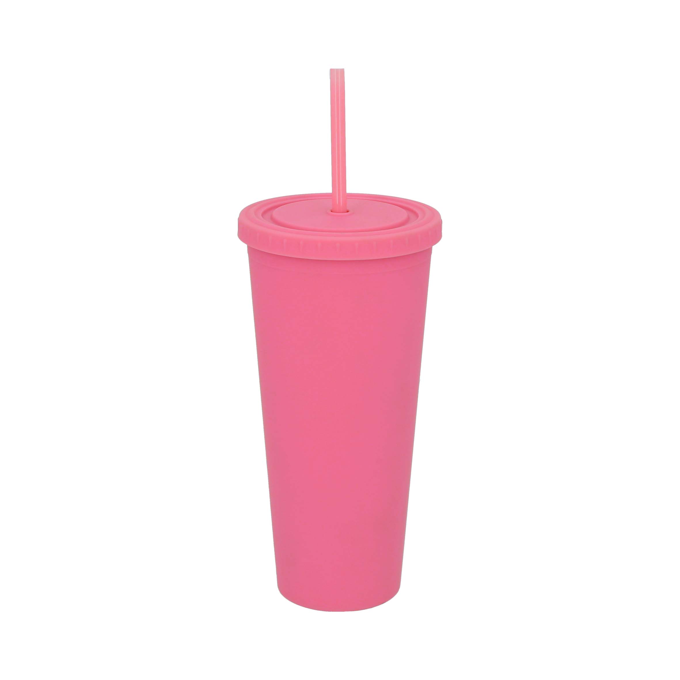 Vaso Solei en color rosa