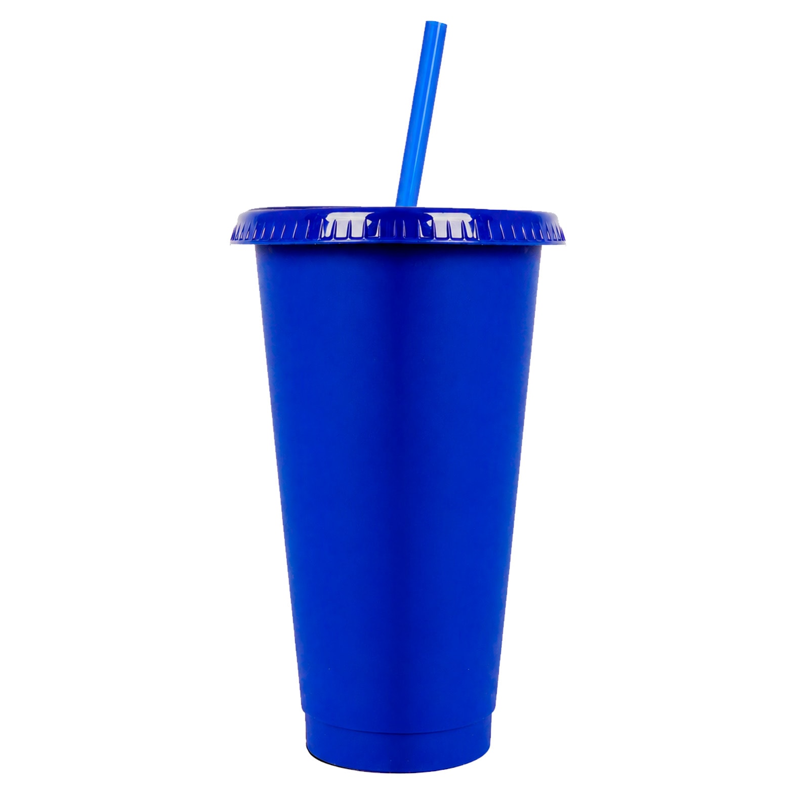 Vaso Triton en color azul sólido