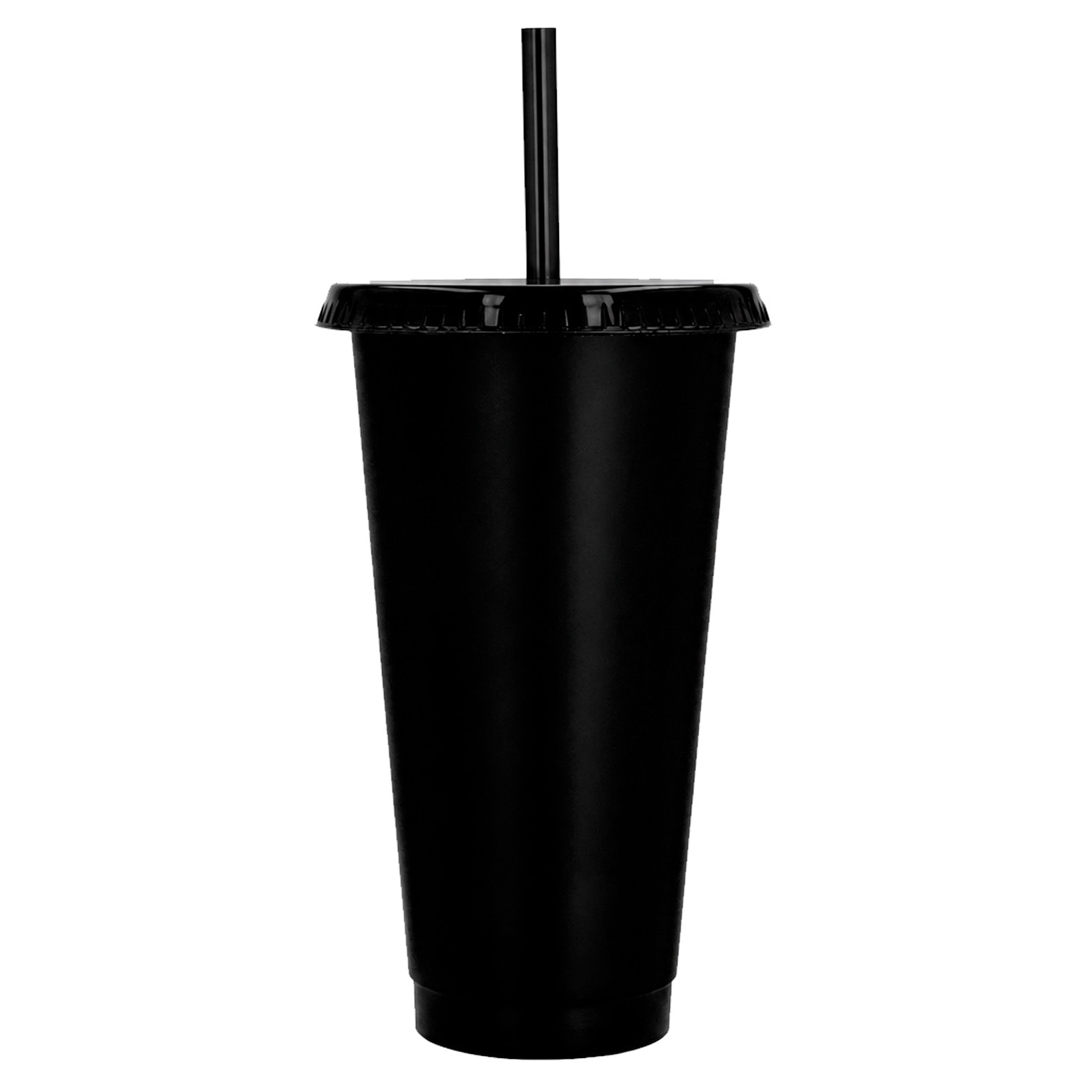 Vaso Triton en color negro sólido