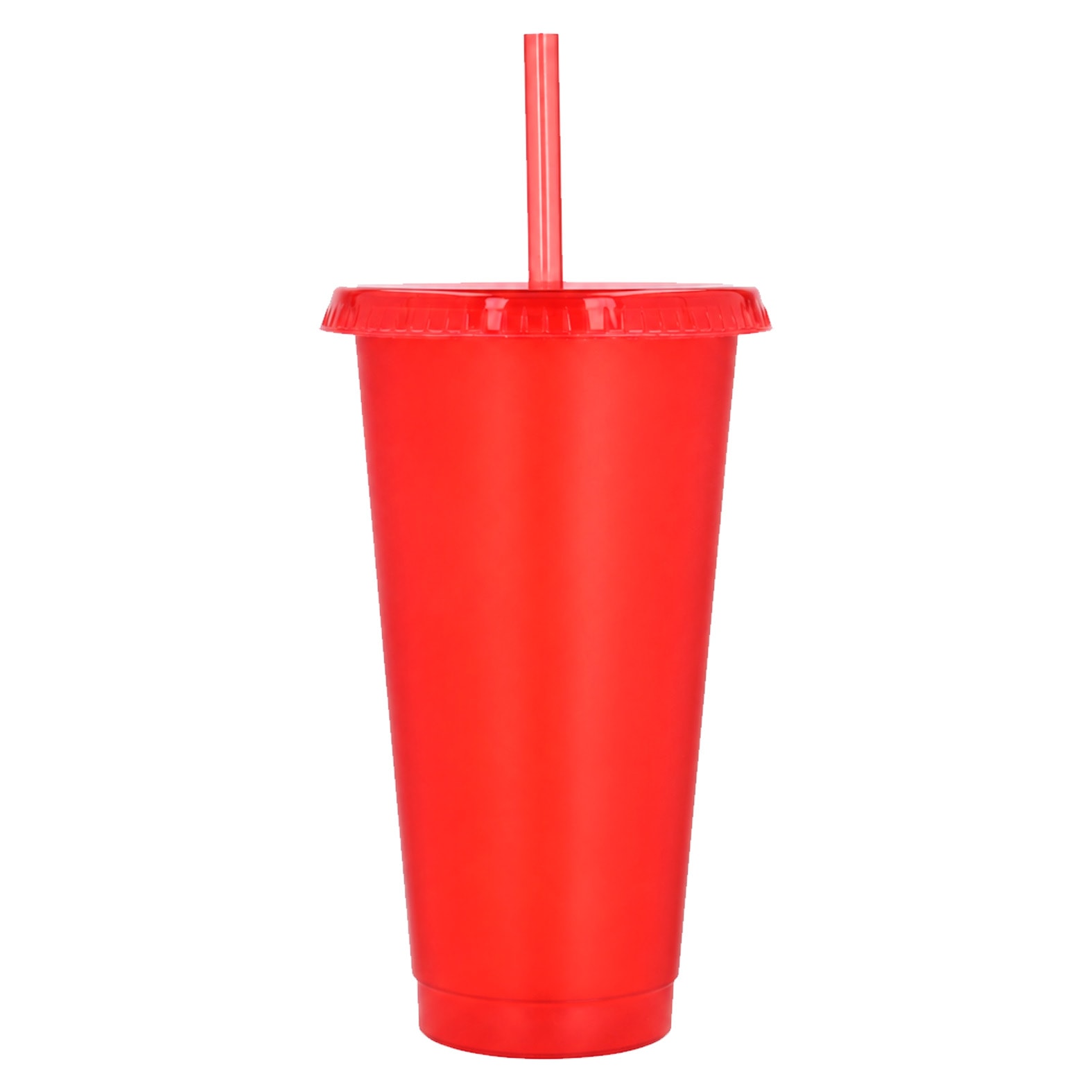 Vaso Triton en color rojo sólido