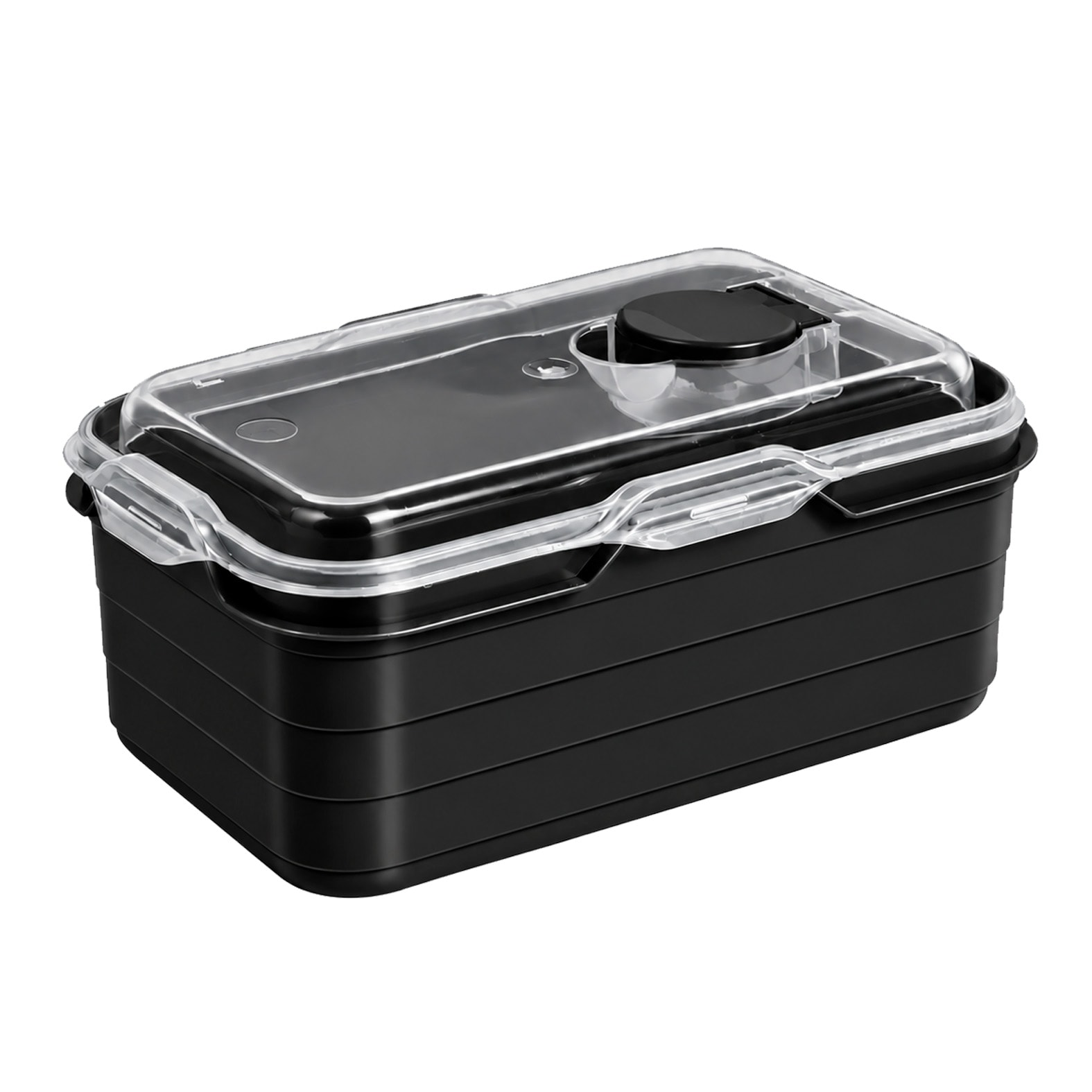 Contenedor de Alimentos Pibi en color negro