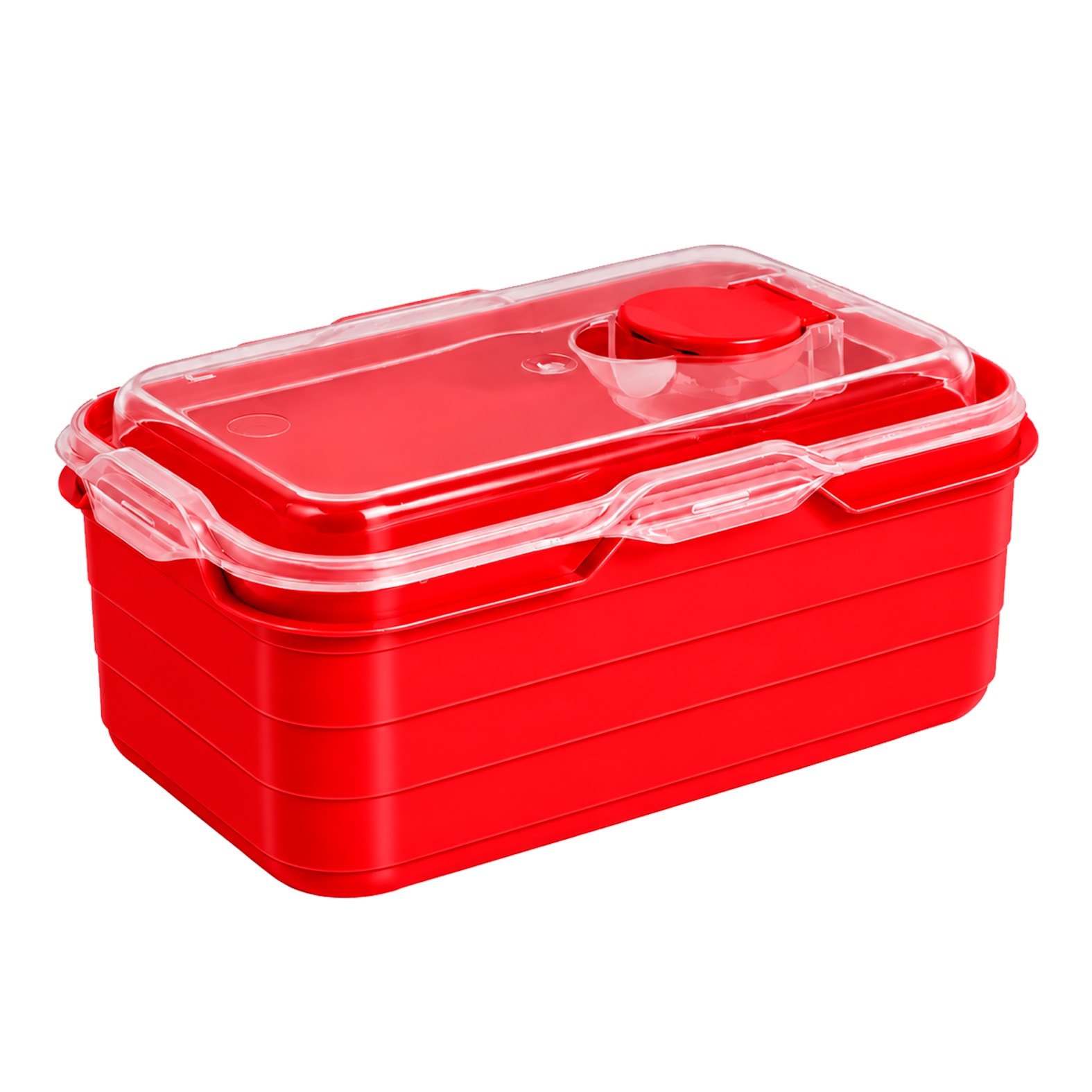 Contenedor de Alimentos Pibi en color rojo