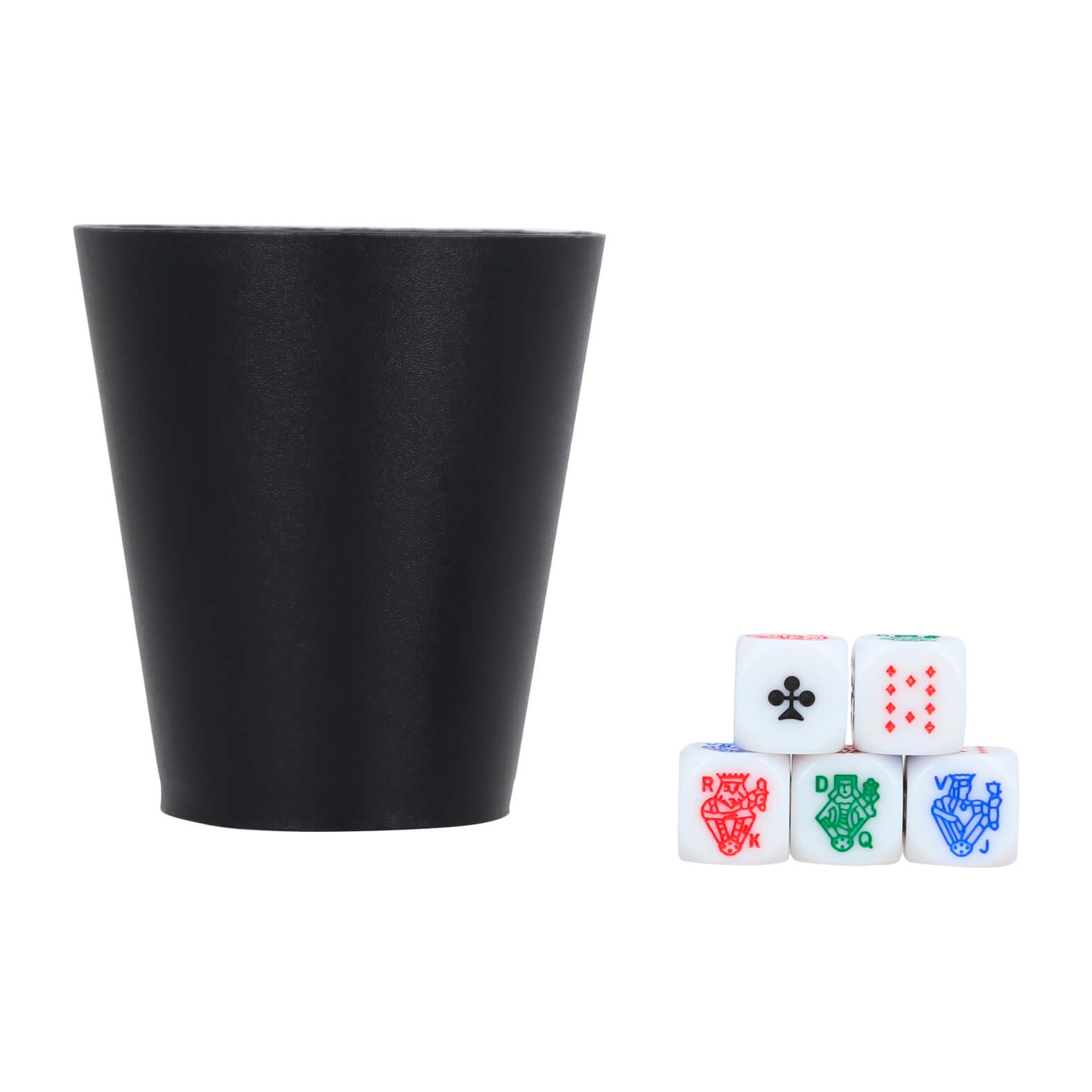 Juego de Cubilete Crack en color negro